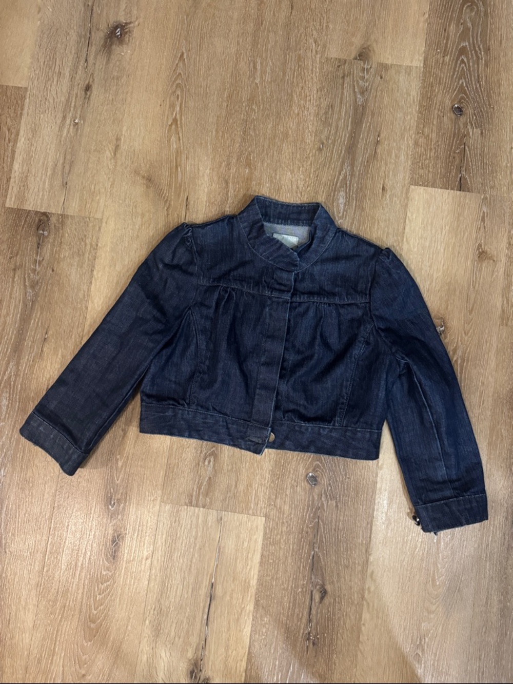 Joe's Jeans Dark Indigo Cropped Denim Jacket